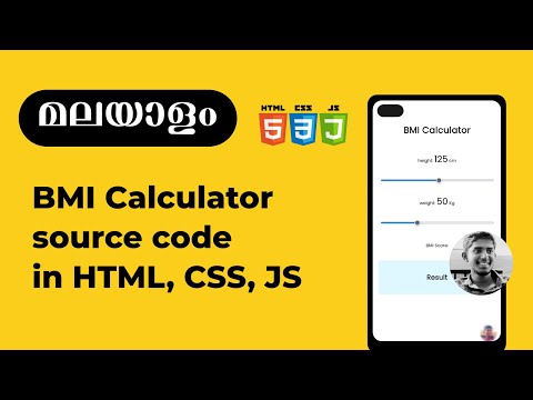 BMI Calculator code in simple HTML, CSS, JS (Link in description )