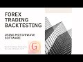 FOREX BACKTESTING -AUD/CAD PAIRS - USING MOTIVEWAVE ...