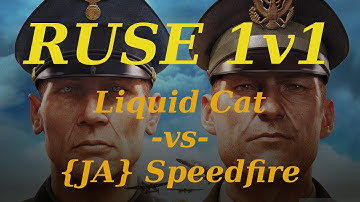 R.U.S.E. 1v1 - #4 - Liquid Cat (France) vs {JA} Speedfire (UK) - Tank Graveyard