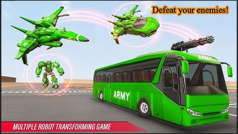 Army Bus Robot Transform Game: Android Games