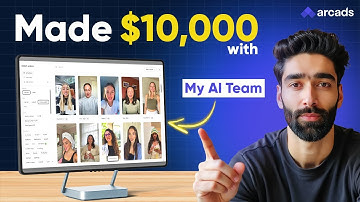 I Fired My Entire Ad Creative Team & Made $10,000 with One AI Tool | Arcads AI
