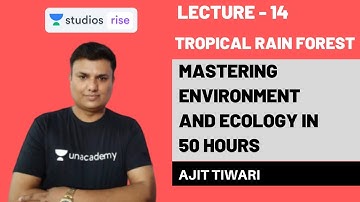 Tropical Rain Forest | Mastering Environment And Ecology In 50 Hours | UPSC CSE/IAS 2020