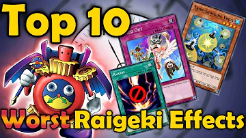 Top Ten Worst Raigeki-Like Effects in Yugioh