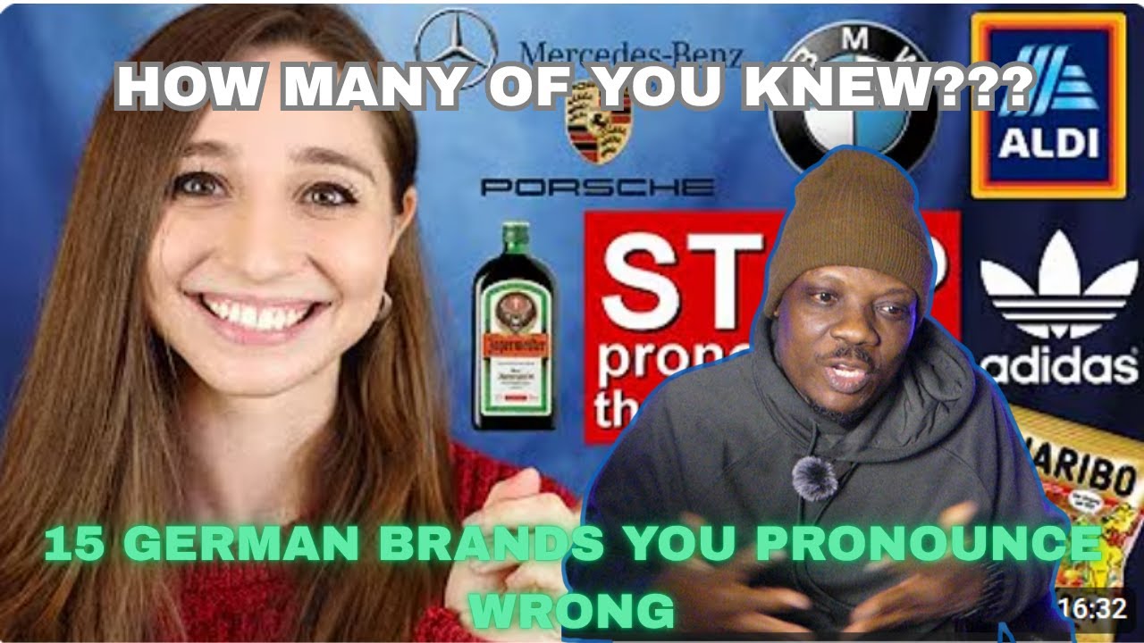 JAYKOZ РЕАКЦИЯ 15 немецких брендов, названия которых вы произносите неправильно... Значит, я все ...