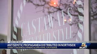 Antisemitic propaganda distributed to business owners in Northside