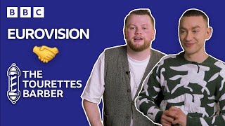 Josh The Tourettes Barber meets Eurovision acts ✂️ | Eurovision 2024 - BBC