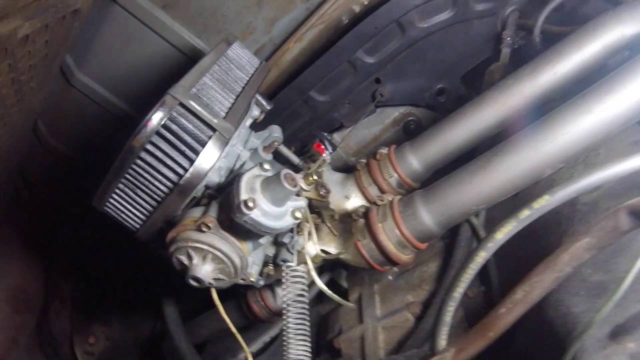 Replacing Accelerator Cable on 1972 VW Bus YouTube