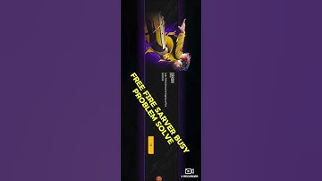 FREE FIRE SERVER BUSY PROBLEM SOLUTION 😈😈😈