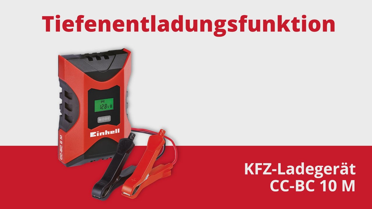 Tiefenentladungsfunktion KFZ Ladegerät 