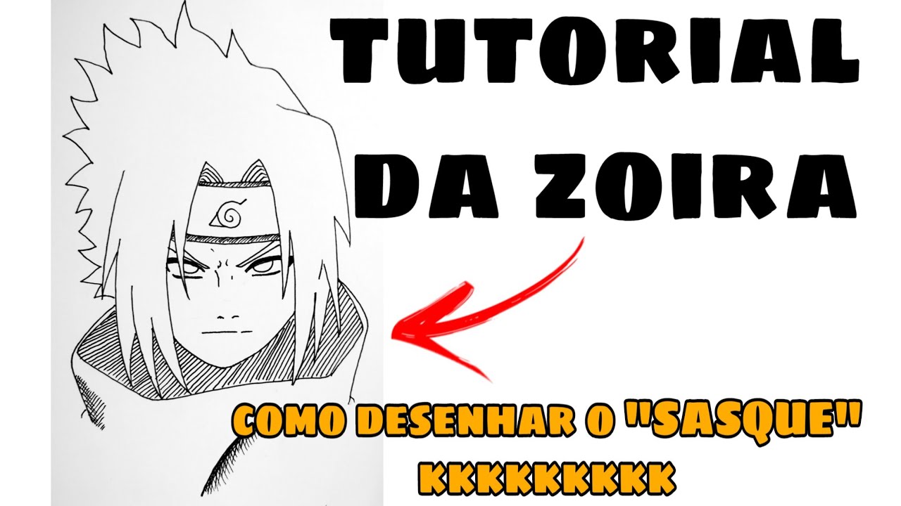 Uchiha Saske, Desenho por Gabriel