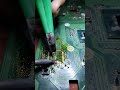 I/O track cleaning #laptop #laptoprepair#laptopchipleveltraining