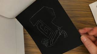 Transferring your drawing to the scratchboard