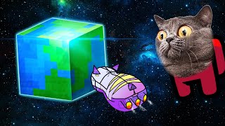 Mini Crewmate Cats in Space - Planet Minecraft | Pushcats Animation