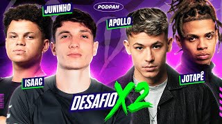 Thumbnail for JUNINHO MANELLA & ISAAC vs APOLLO & JOTAPÊ - SUPER DESAFIO X2 PODPAH