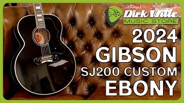 Dirk Witte | 2024 Gibson SJ-200 Custom Ebony