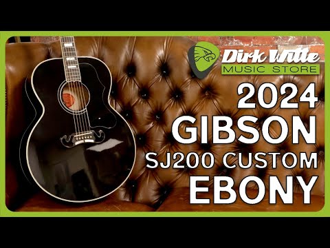 Dirk Witte | 2024 Gibson SJ-200 Custom Ebony - YouTube