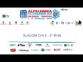 Slalom children 2  2 run  alpecimbra fis children cup 2024  sportculturatv