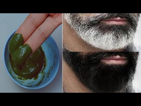 White Beard To Black Naturally Permanently with Vaseline | White beard  solution | 100% Effective - YouTube