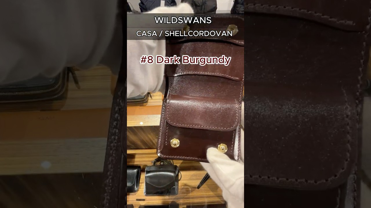 ワイルドスワンズ WILD SWANS シェルコードバン カーサ ミニ財布（#8