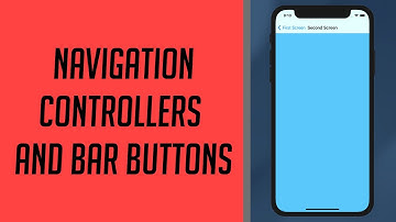 Navigation Controllers and Bar Buttons in Swift