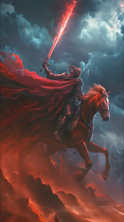 Biblically Accurate 4 Horsemen โ๏ธ๐นโ๏ธ๐ฅ (Revelation 6) #shorts