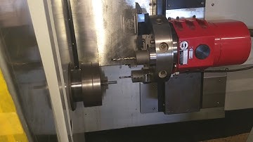 EMCO Turn 140 Lathe Retrofit -first run- pvc parts with working sauter turret