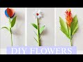 How to make fascinating paper flowers  miracle paper flowers rr craft house