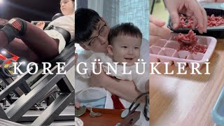 #KORE GÜNLÜKLERİ Taeo 1 yaşında 🥳yorgunluktan verdiğim yaşam savaşı 😂 dopdolu bir hafta