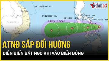 NÓNG: Mầm bão số 16 bất ngờ tăng tốc đổi hướng, diễn biến khó lường sát giờ đổ bộ càn quét Biển Đông