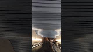 Потолок над эскалатором метро