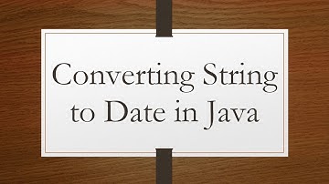 Converting String to Date in Java