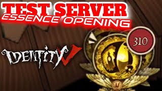 【Identity V】Test Server Memory Sphere & Rank Treasure Essence Opening!!