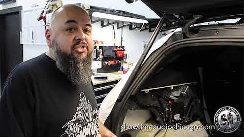 2019 Mercedes Benz GLE custom subwoofer enclosure Part 1