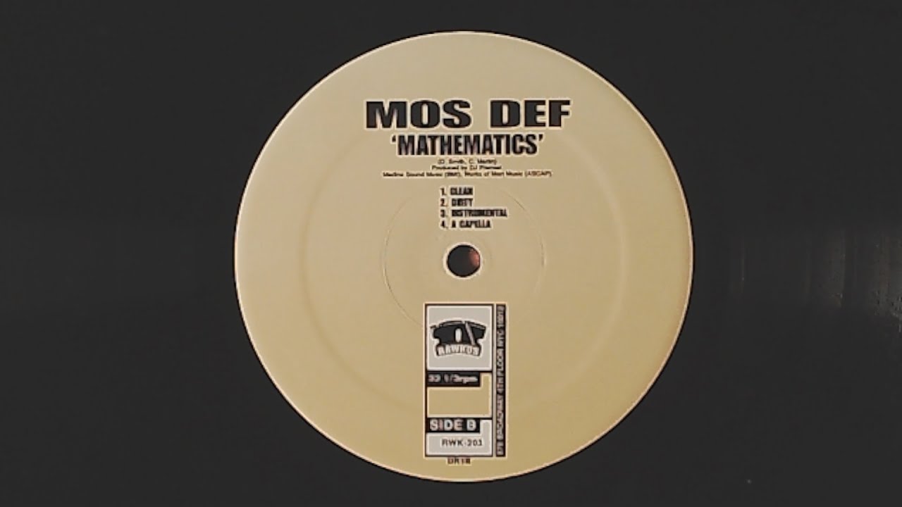 Mos Def  DJ Premier - Mathematics - 1999 Rawkus Records - Yasiin