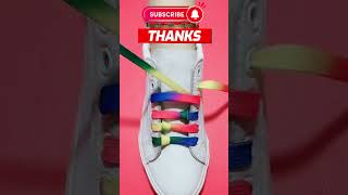 How to tie shoelaces, Creative ways to tie shoelaces, laces styles P1071123 #shoelacestyle #diy