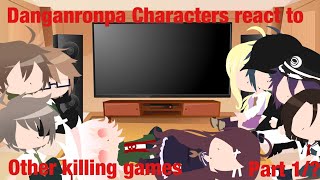 Danganronpa characters reacting to other k!lling games| 1/?| Haikyuuronpa