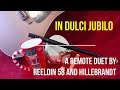 In dulci jubilo  a remote duet with reeldin 58