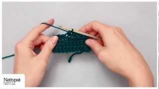 Natalie of nattypat crochet demonstrates how to single 2 stitches
together (sc2tog), also known as a decrease.
—http://nattypatcrochet...