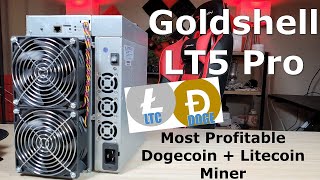 MOST Profitable Dogecoin + Litecoin Miner | Goldshell LT5 Pro - First Look