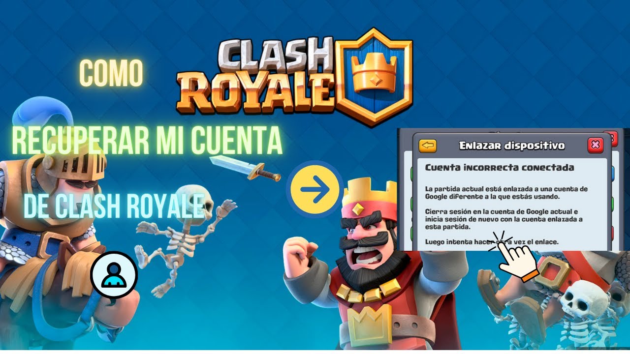 Como Recuperar Mi Cuenta De Clash Royale (Facil Y Rapido) - YouTube