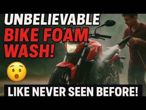 বাইক ফোম ওয়াস! বাইক ওয়াসের জগতে এক বিষ্ময়😱 Bike Foam Wash