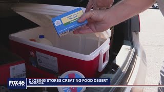 Grocery stores closing creates food desert