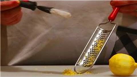 Cooking Tips & Basics : How to Make Lemon Zest Without a Zester