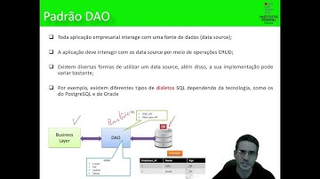 Tec Dev Sis   Aula 07   Padrão Data Access Object   DAO em Java   Parte II