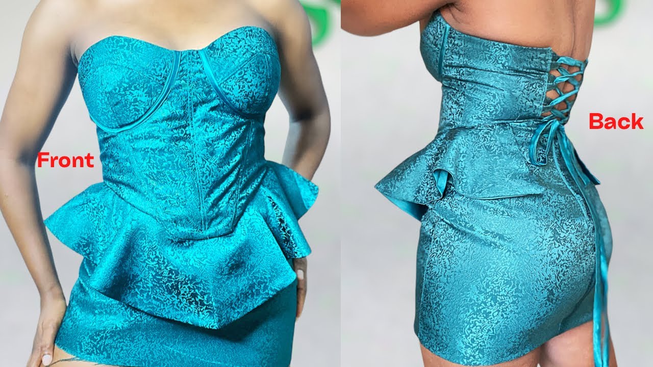 Sewing A Corset Top As a Beginner, Another Easy Method. UPDATED YouTube