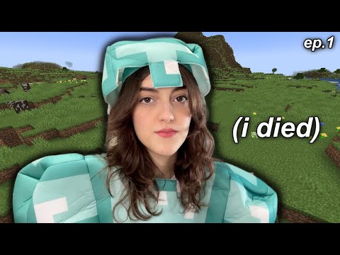 dumb girl tries to survive in Minecraft HARDCORE