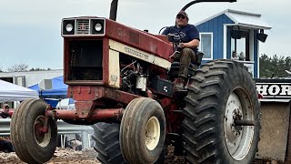 10500# farm tractor pulling class, Taylor WI 2024