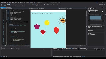 Hoe maak je een arcadespel met ballonnen in Windows-formaat en C#?