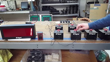 Wireless, Multiple-Input Increment Push-Button Switches Counter w/ Master Wireless Remote - DC-40C-W