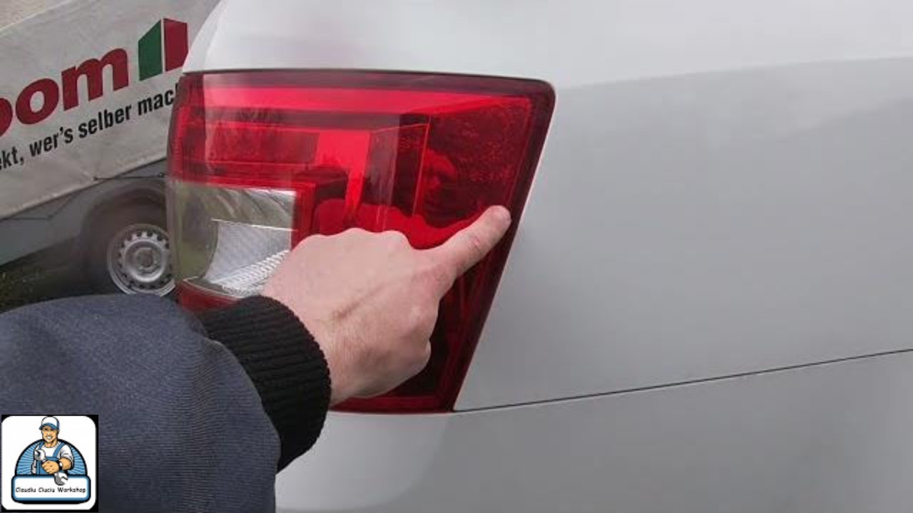 Cum demontăm uşor stopul spate la Skoda Octavia 3